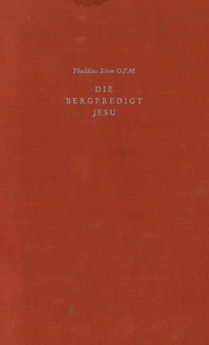 Die Bergpredigt Jesu