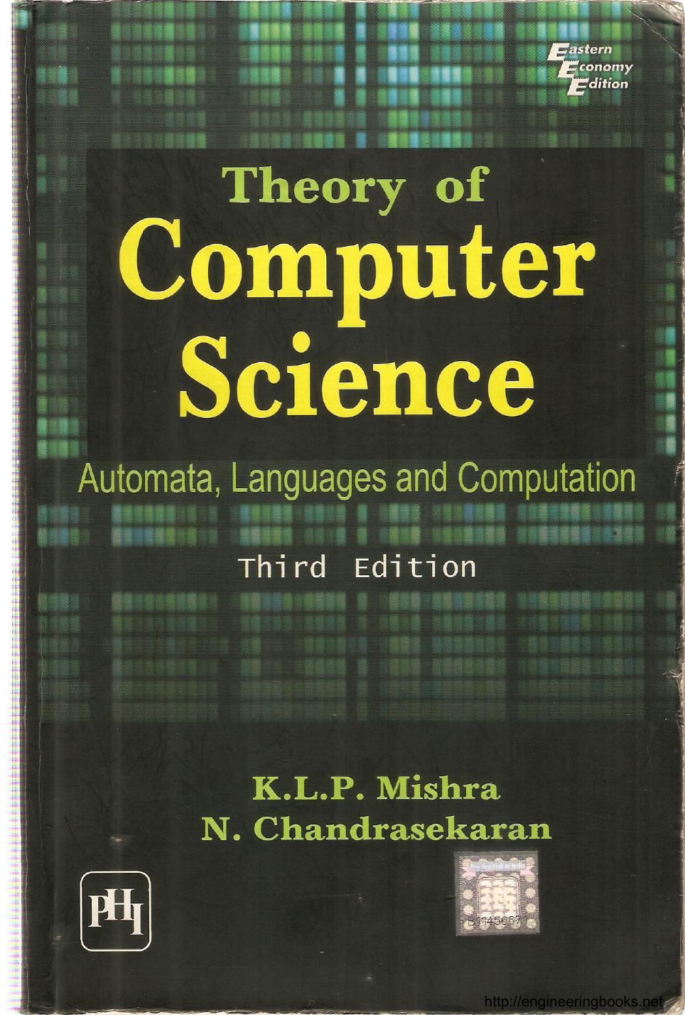 THEORY OF COMPUTER SCIENCE Automata, Languages and Computation
