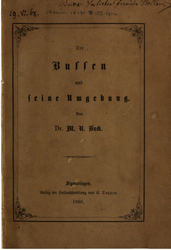 Der Bussen und seine Umgebung