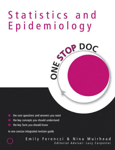 One Stop Doc Statistics and Epidemiology (April 12, 2007)_(034092554X)_(Hodder Education Publishers)