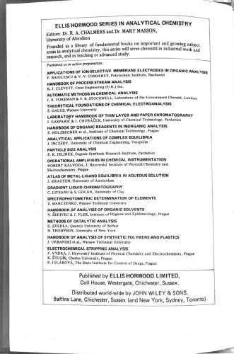 Atlas of Metal-ligand Equilibria in Aqueous Solution