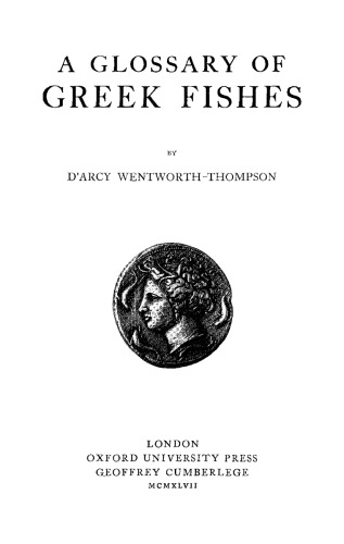 A Glossary of Greek Fishes