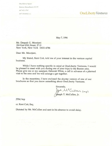 A PRIVATE LETTER