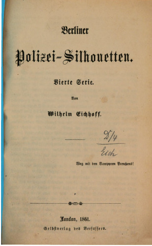 Berliner Polizei-Silhouetten