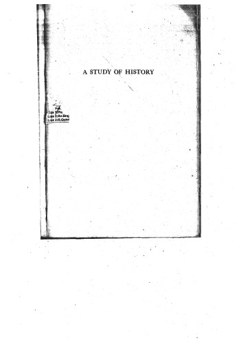 A Study of History - Reconsiderations