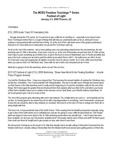 FOL 2009 Transcript