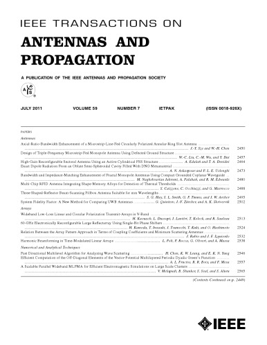 IEEE Transactions on Antennas and Propagation