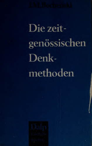 Die zeitgenössischen Denkmethoden