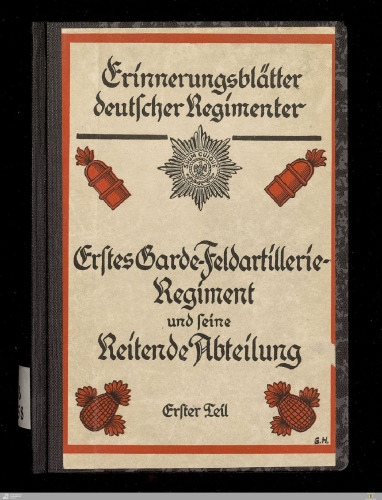 Erstes Garde-Feldartillerie-Regiment und seine Reitende Abteilung