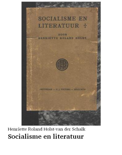 Socialisme en literatuur