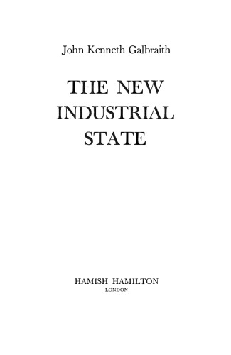 The New Industrial State