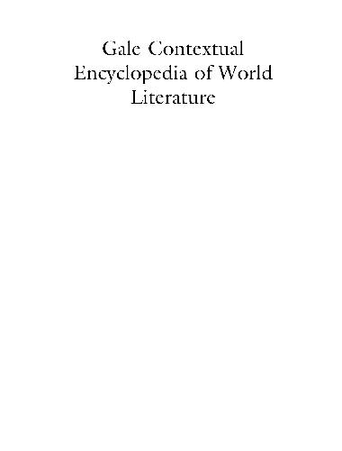 Gale Contextual Encyclopedia of World Literature S-Z