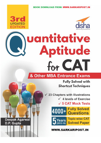 Quantitative Aptitude for CAT: & other MBA entrance exams