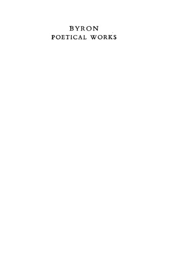Poetical Works