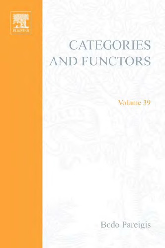 Categories and functors
