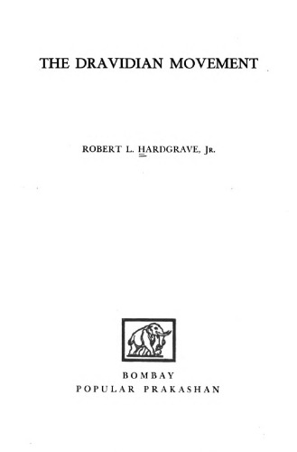 The Dravidian Movement