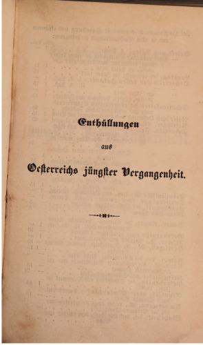 Enthüllungen aus Österreichs jüngster Vergangenheit