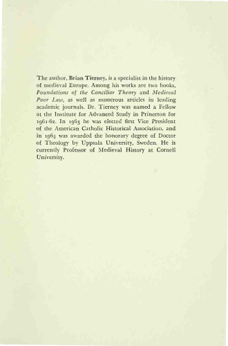 The Crisis of Church & State, 1050-1300 With Selected Documents