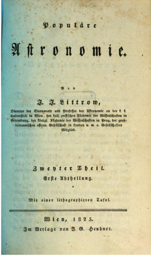 Populäre Astronomie
