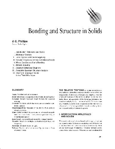 Encyclopedia of Physical Science and Technology - Condensed Matter