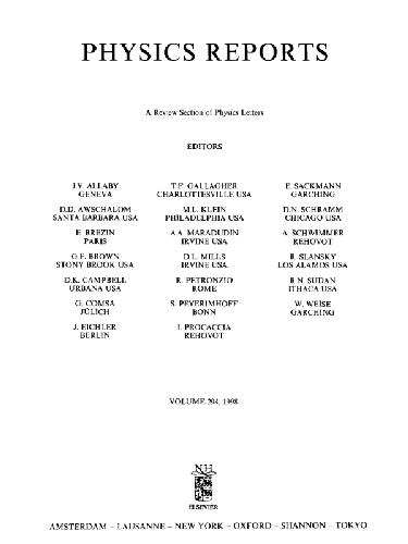 Physics Reports vol.294