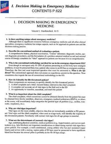 Emergency Medicine [secrets series]
