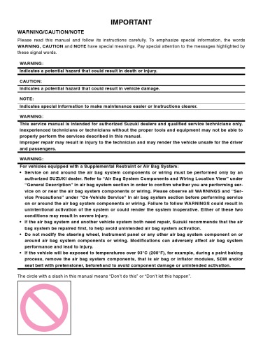 Suzuki Swift RS413-RS415.Service Manual.
