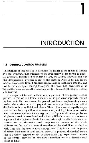 Robust systems theory and applications