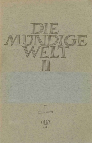 Die mündige Welt II. Weißensee, Verschiedenes