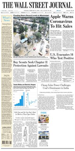 2020 February 18–29 Wall Street Journal (WSJ)