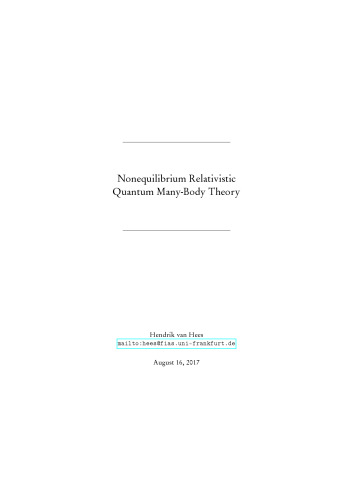 Nonequilibrium Relativistic Quantum Many-Body Theory