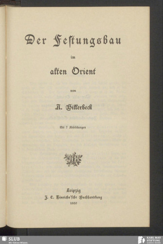 Der Festungsbau im alten Orient