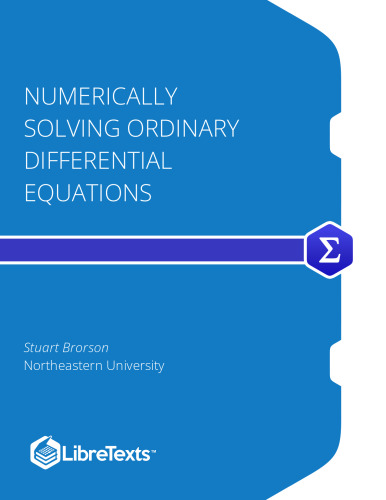 Numerically Solving Ordinary Differential Equations