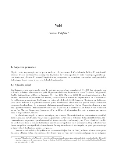 Yuki (Tupí-Guaraní)