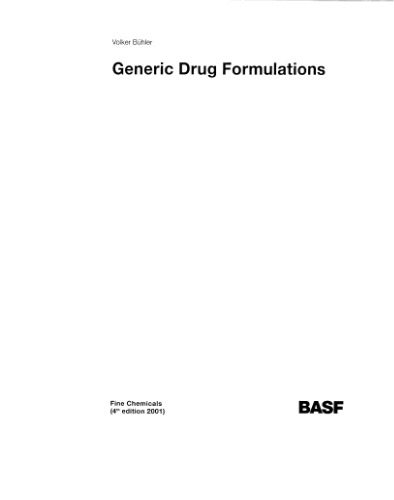 Generic Drug Formulations