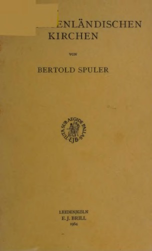 Die morgenländischen Kirchen
