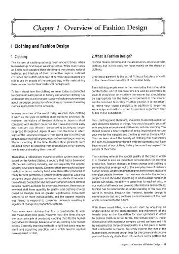 Bunka Fashion Series Garment Design Textbook 1 - Fundamentals of Garment Design
