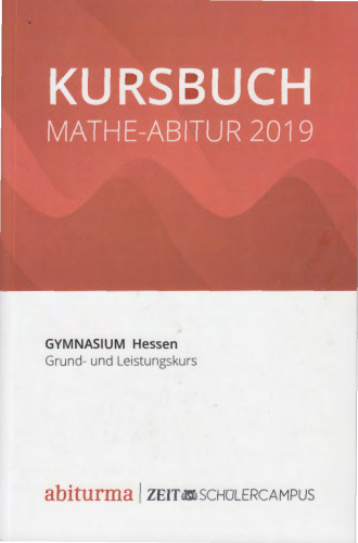 Kursbuch Mathe-Abitur 2019