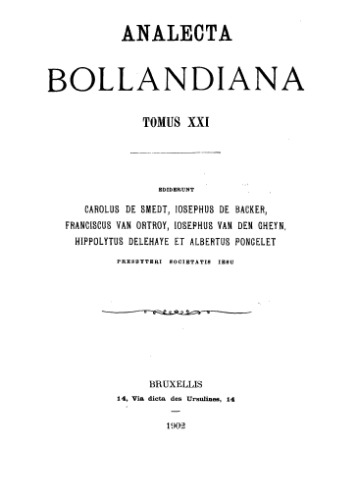 Analecta Bollandiana