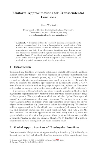 Computational Science and Its Applications — ICCSA 2003: International Conference Montreal, Canada, May 18–21, 2003 Proceedings, Part I