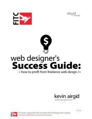 Web Designers Success Guide how to profit from freelance web design