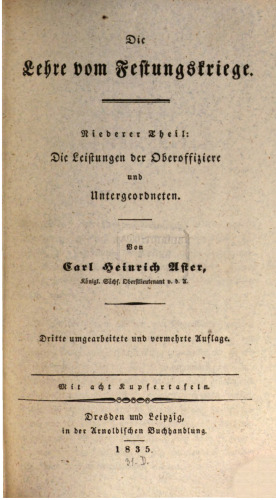 Die Leistungen der Oberoffiziere und Untergeordneten