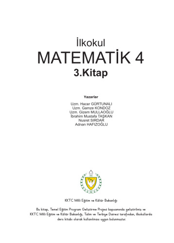 İlkokul Matematik 4. 3. Kitap