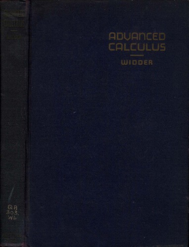 Advanced Calculus
