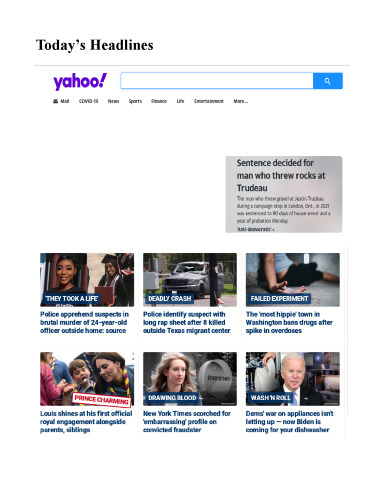Today's Headlines