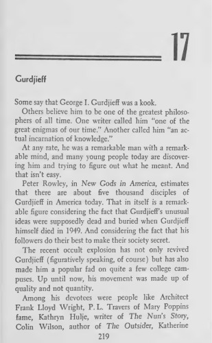 Gurdjieff - Those Curious New Cults 1973