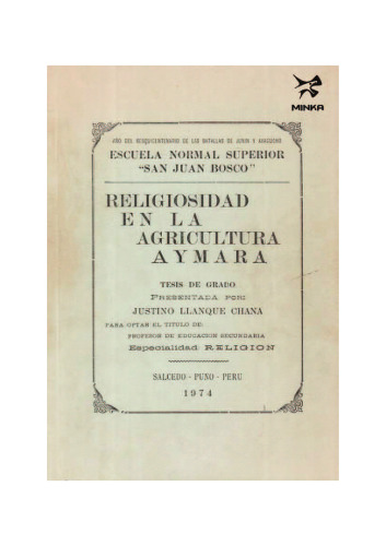 Religiosidad en la agricultura aymara