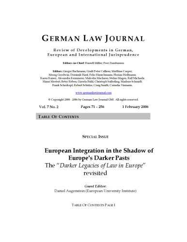 german law journal 2006, vol7, no2