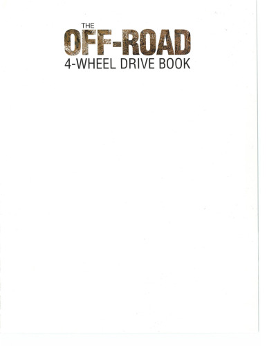 The Off-Road 4-Wheel Drive Book