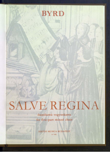 Salve Regina. For five-part mixed choir